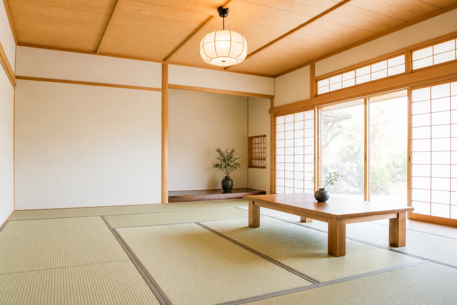 新しい畳を敷いた和室